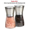 Pack of 2 Himalayan Silver Salt Grinder