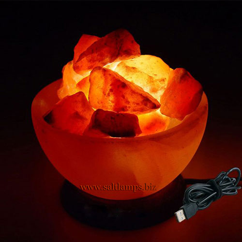 USB Fire Bowl Salt Lamp